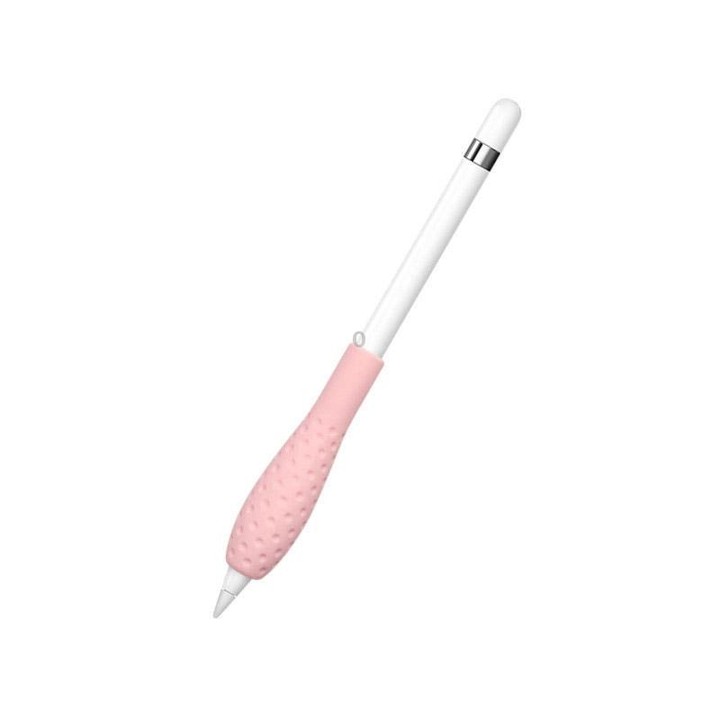 Tablet Stylus Pencil Silicone Case For Apple Pencil 1/2 Gen(Pink)