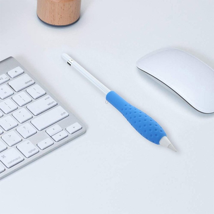 Tablet Stylus Pencil Silicone Case For Apple Pencil 1/2 Gen(Blue)