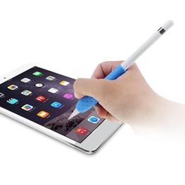 Tablet Stylus Pencil Silicone Case For Apple Pencil 1/2 Gen(Blue)