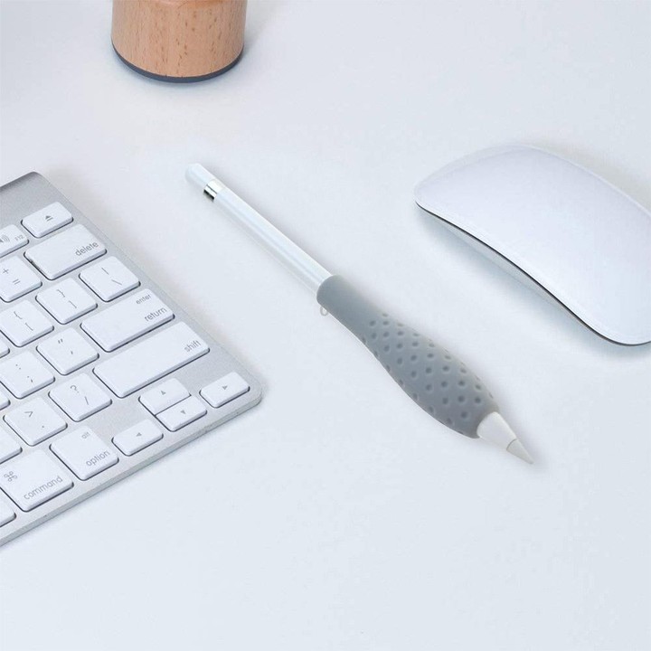 Tablet Stylus Pencil Silicone Case For Apple Pencil 1/2 Gen(Gray)