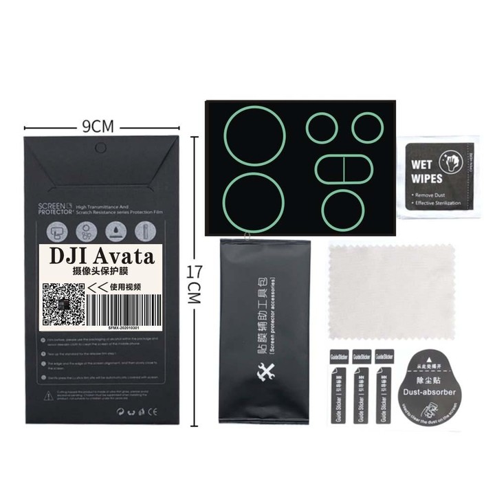Sensor+Lens+Glasses Protective Film Anti-scratch Film for DJI Avata Advanced Version