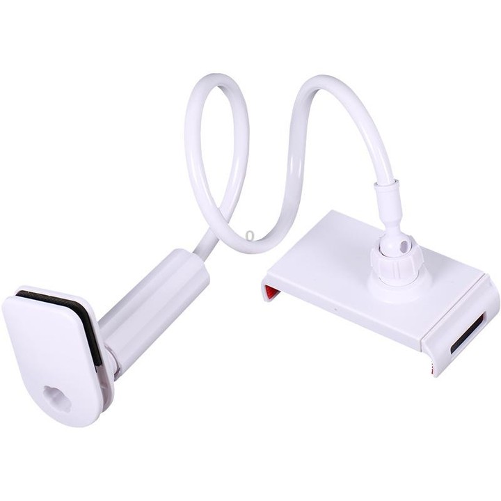 GS06 Live Video Plastic 360 Degree Rotating Phone Guitar Stand (White)