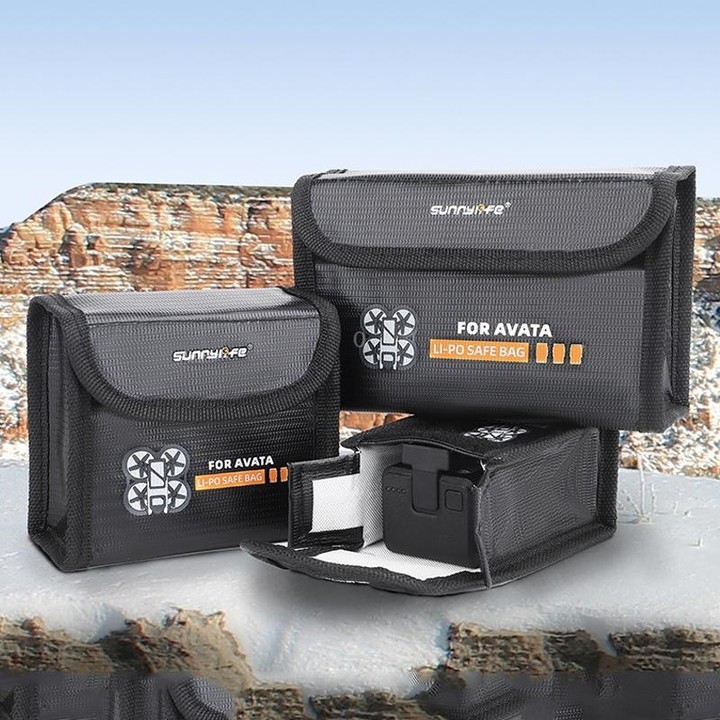 Sunnylife AT-DC479 Put 3 Batteries Battery Explosion-proof Bag For DJI Avata