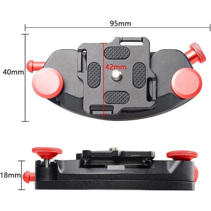 JMSUZ JMSUZ12412 For GoPro Quick Hanging Outdoor SLR Camera Waist Buckle(Orange)