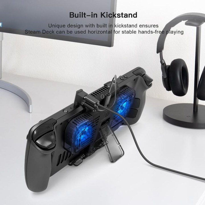 JYS For Steam Deck/Switch/OLED Game Console Cooling Fan With Bracket