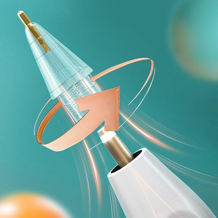 For Apple Pencil 1/2 Transparent Replacement Pen Tip Transform Nib,Style: 5.0 Golden Needle