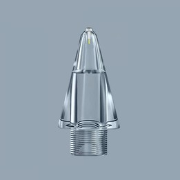 For Apple Pencil 1/2 Transparent Replacement Pen Tip Transform Nib,Style: 6.0 Silver Needle