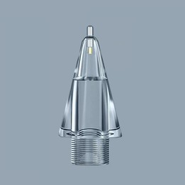 For Apple Pencil 1/2 Transparent Replacement Pen Tip Transform Nib,Style: 7.0 Silver Needle