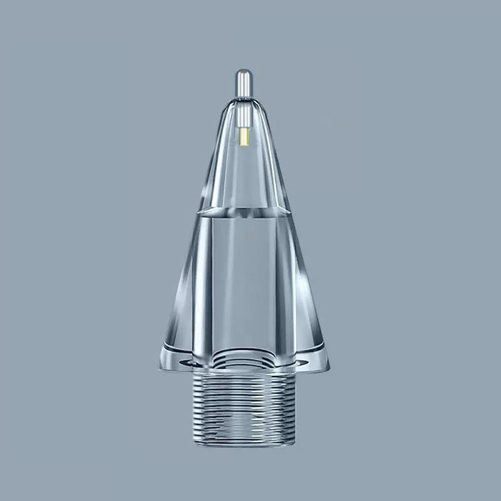 For Apple Pencil 1/2 Transparent Replacement Pen Tip Transform Nib,Style: 7.0 Silver Needle