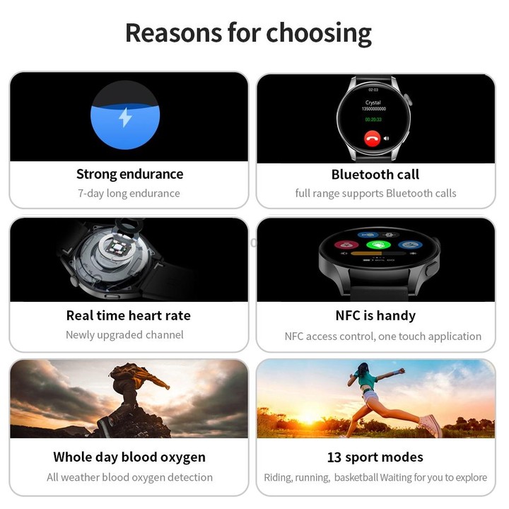 UM93Pro 1.28 Inch Heart Rate/Blood Oxygen Monitoring Bluetooth Calling Watch With NFC Function(Black Silicone)