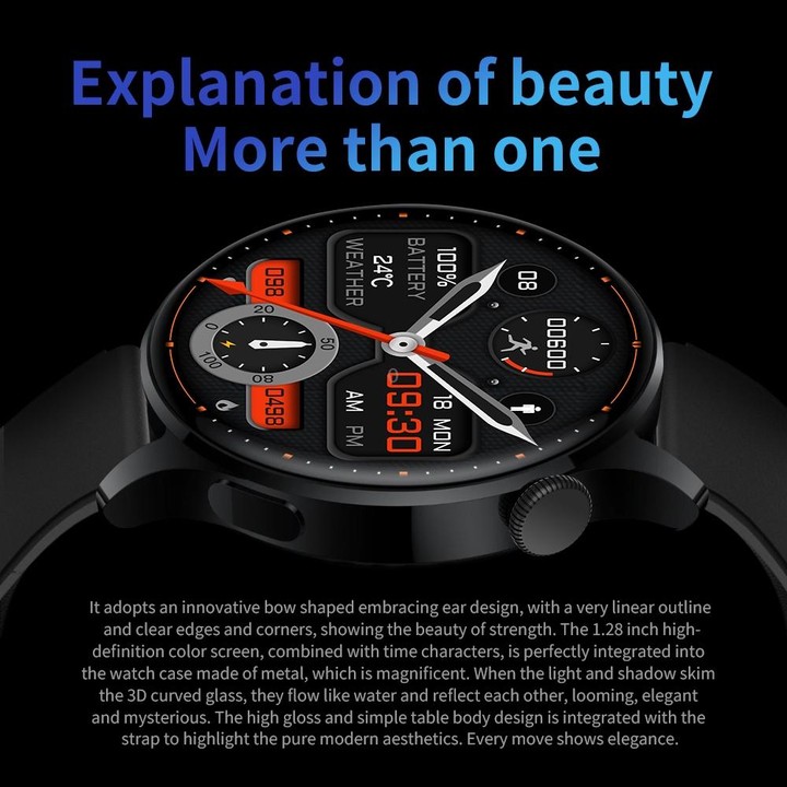 UM93Pro 1.28 Inch Heart Rate/Blood Oxygen Monitoring Bluetooth Calling Watch With NFC Function(Silver Silicone)