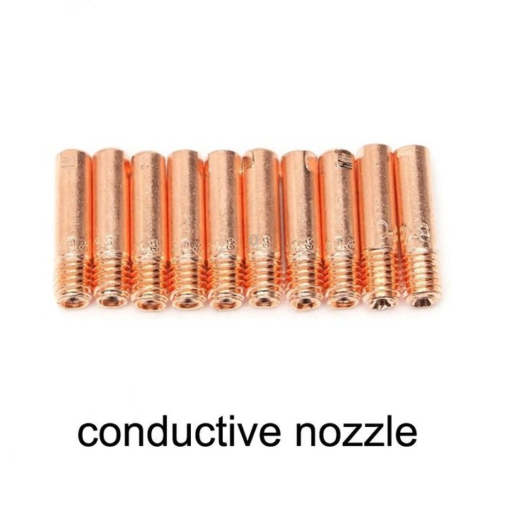 19 PCS / Set Welding Torch Insulation Sleeve Cover Nozzle Head Spring Tool Spare Kit