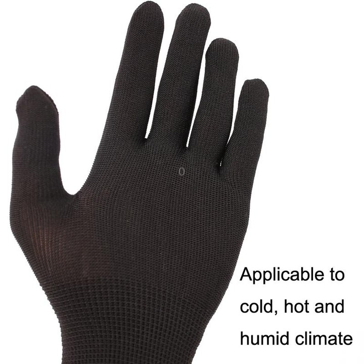 2PCS Beginner Press Nylon Wear -Resistant Anti -Slip Left Hand Guitar Exercise Glove,Size: Large