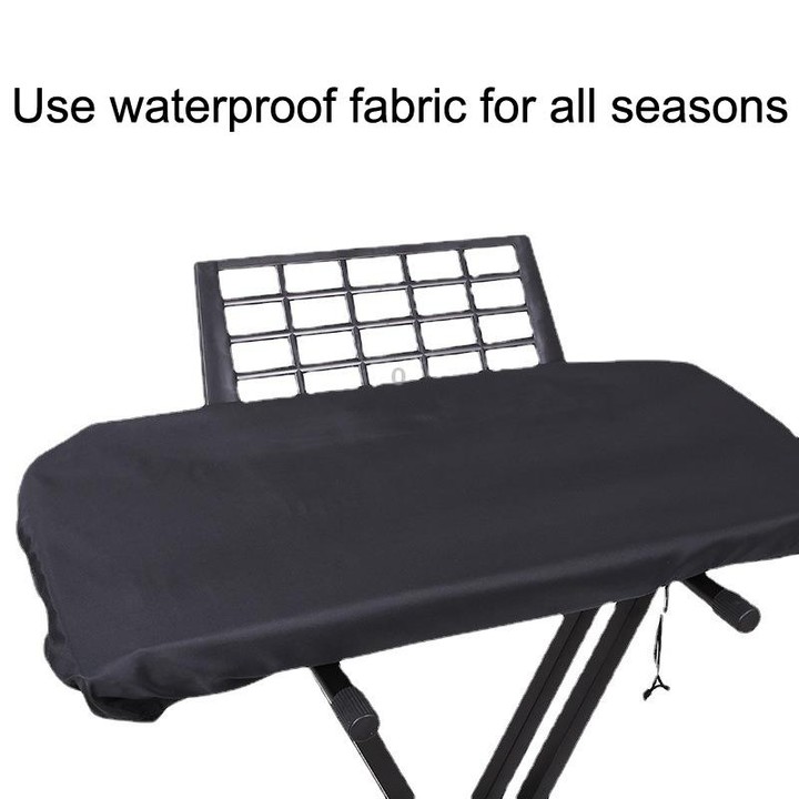 With Drawing Rope Dust -Proof Waterproof Adjustable Electronic Piano Hood, Style: 88 Keys