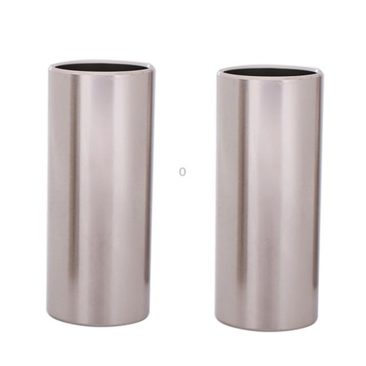 2PCS Stainless Steel Guitar Slide Tube Folk Slide Block, Size: 28mm(Gold)