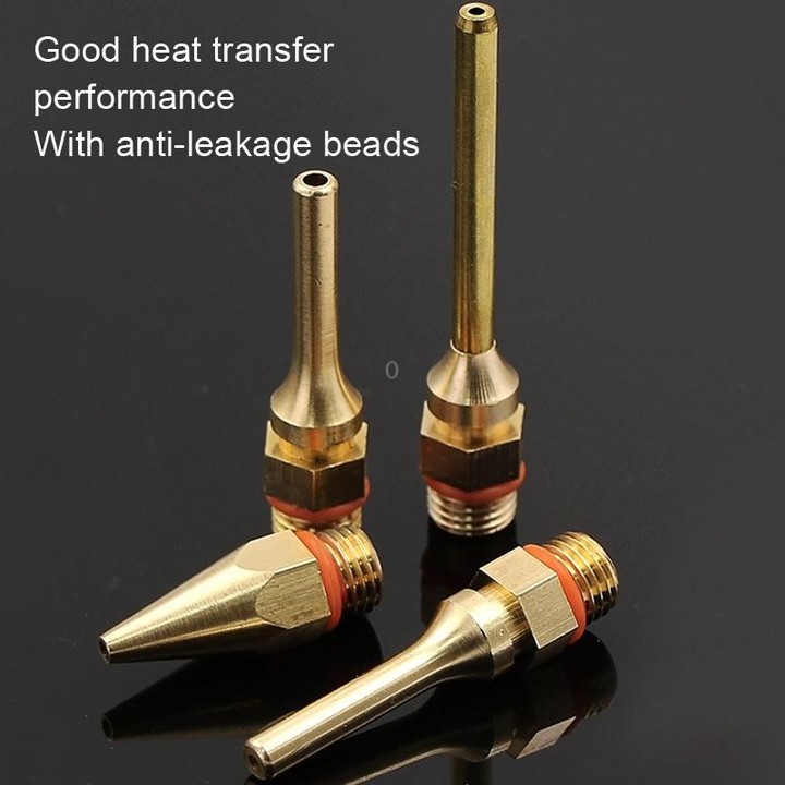 Hot Melt Glue Tool Copper Nozzle Fine Hole Dispensing Head, Size: 2.0x70mm
