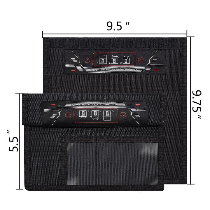 Rolled Edge Cell Phone Tablet RFID Privacy Protection Bag Car Key Signal Shielding Bag(Black)