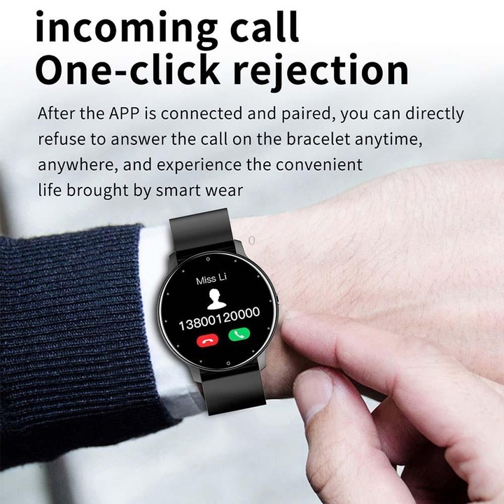 BW0223 Heart Rate/Blood Oxygen/Blood Pressure Monitoring Bluetooth Smart Calling Watch, Color: Silicone Beige