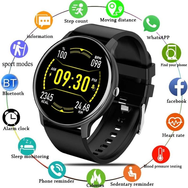 BW0223 Heart Rate/Blood Oxygen/Blood Pressure Monitoring Bluetooth Smart Calling Watch, Color: Silicone Beige