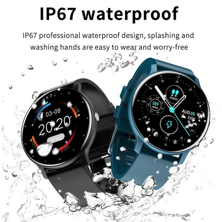BW0223 Heart Rate/Blood Oxygen/Blood Pressure Monitoring Bluetooth Smart Calling Watch, Color: Silicone Beige