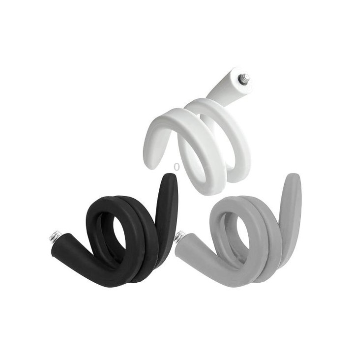 Flexible Twist Mount for Most Cameras with 1/4 Turnbuckles(Black)