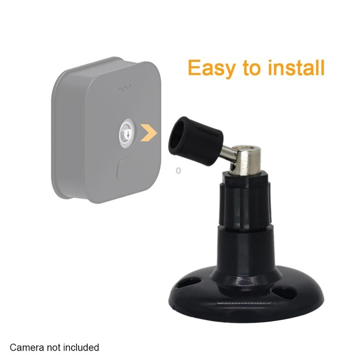 For Blink Camera 3pcs Wall Mounted Bracket Home Security Accessories(Black)