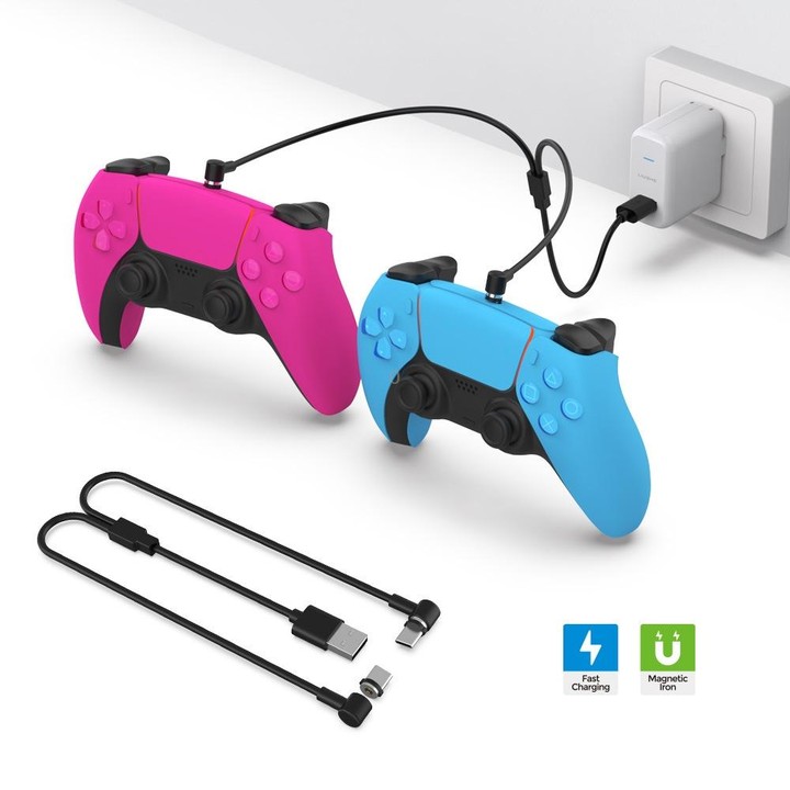 For PS5 VR2/Switch/PS5 Game Controller DOBE Magnetic Type-C/USB-C Charging Cable