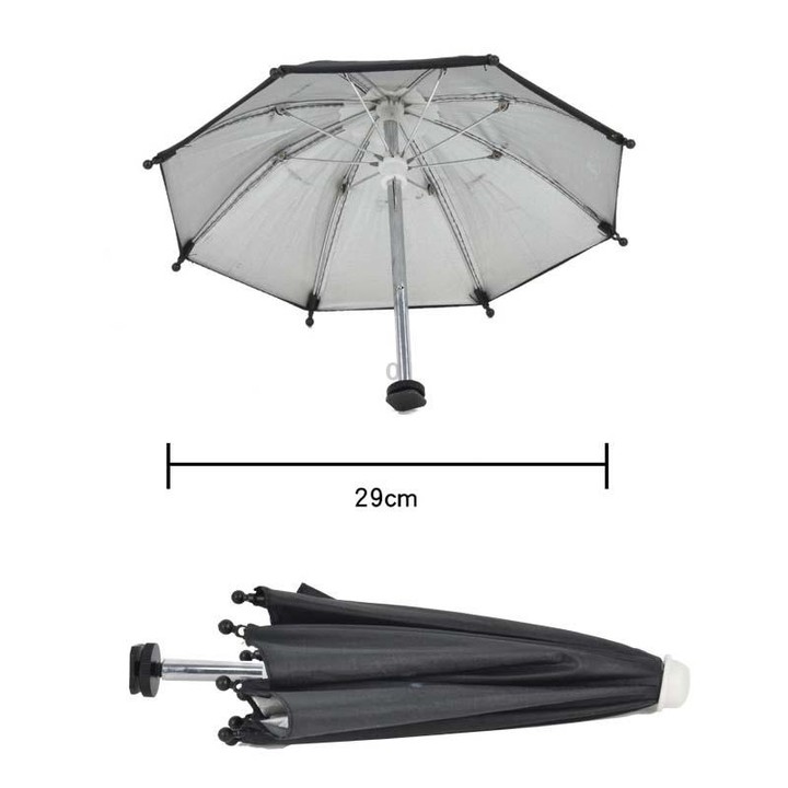 Mobile Phone Mini Waterproof Sunscreen Umbrella For Photographic Equipment