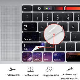 for Macbook Air 13.3 inch 5pcs Laptop Keyboard PVC Sticker(Flower)
