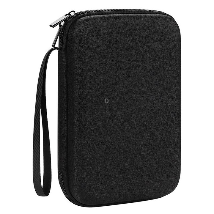 YK05 EVA Hard Shell Anti-Shock Anti-Fall Mobile Hard Disk Double-layer Digital Storage Bag(Black)
