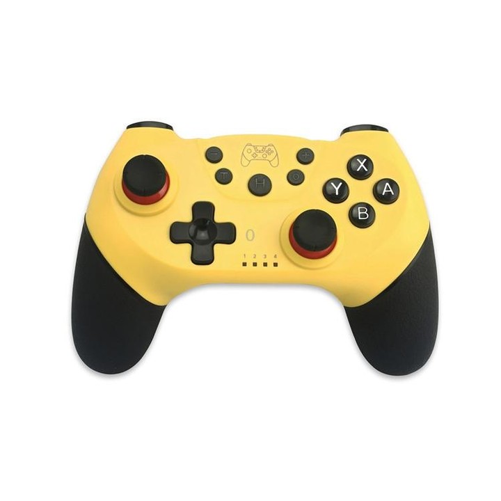 For Switch/ Switch OLED/Switch Lite Bluetooth Handle 6-axis Wireless Gamepad(Yellow)