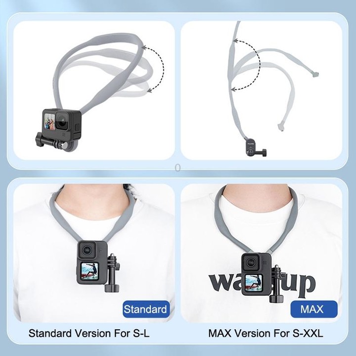 TELESIN TE-HNB-001 Magnetic Halter Bracket Action Camera Shooting Collar For GoPro HERO11 Black / HERO9 Black / DJI Osmo Action