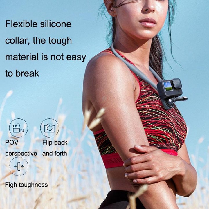 TELESIN TE-HNB-001 Magnetic Halter Bracket Action Camera Shooting Collar For GoPro HERO11 Black / HERO9 Black / DJI Osmo Action