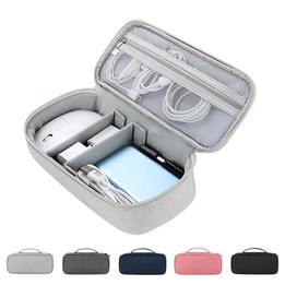 SM13 Multifunctional Digital Accessories Waterproof and Shock-absorbing Storage Bag(Gray)
