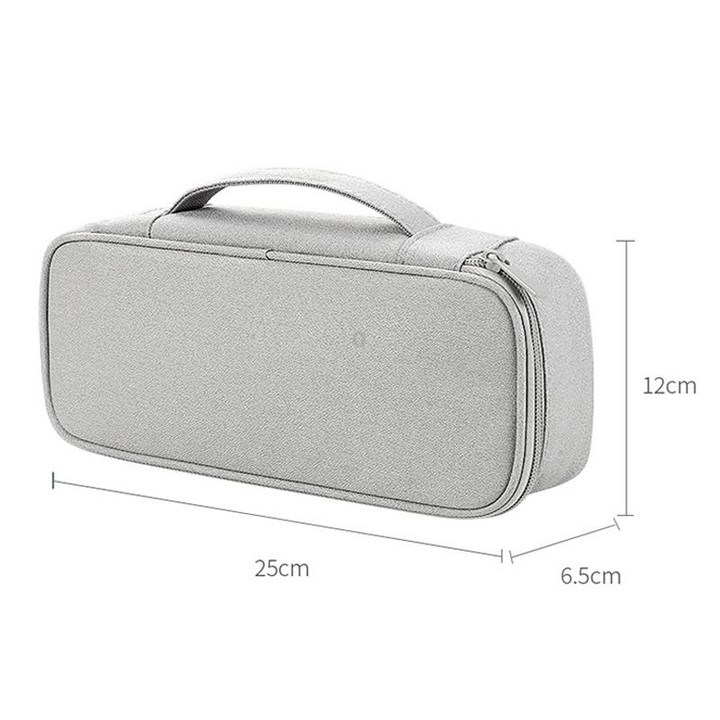 SM13 Multifunctional Digital Accessories Waterproof and Shock-absorbing Storage Bag(Gray)