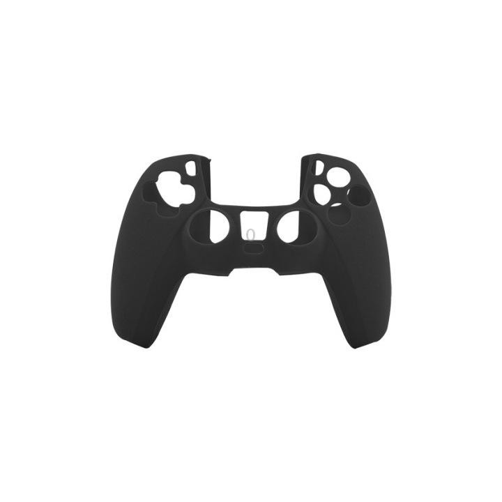 For PS5 Controller Silicone Case Protective Cover, Product color: Black