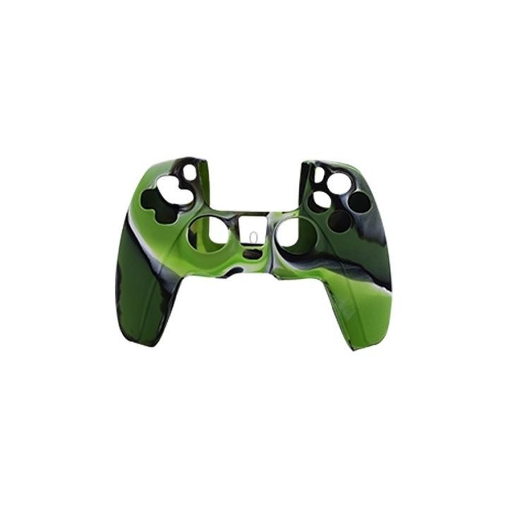 For PS5 Controller Silicone Case Protective Cover, Product color: Camouflage Green