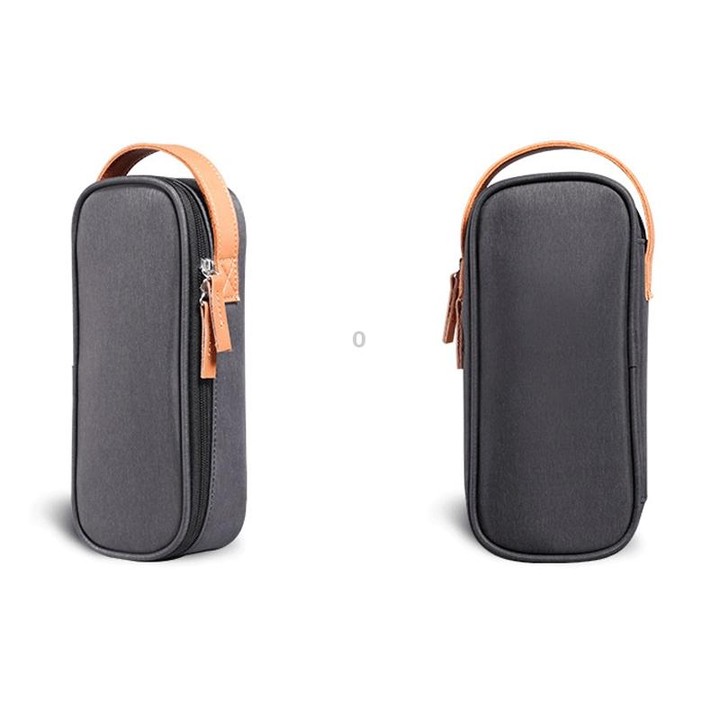 Power Data Cable Storage Bag Digital Mobile Hard Disk Protective Cover , Size: Medium (Blue)