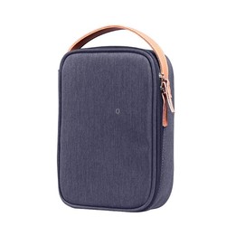 Power Data Cable Storage Bag Digital Mobile Hard Disk Protective Cover , Size: Large (Blue)