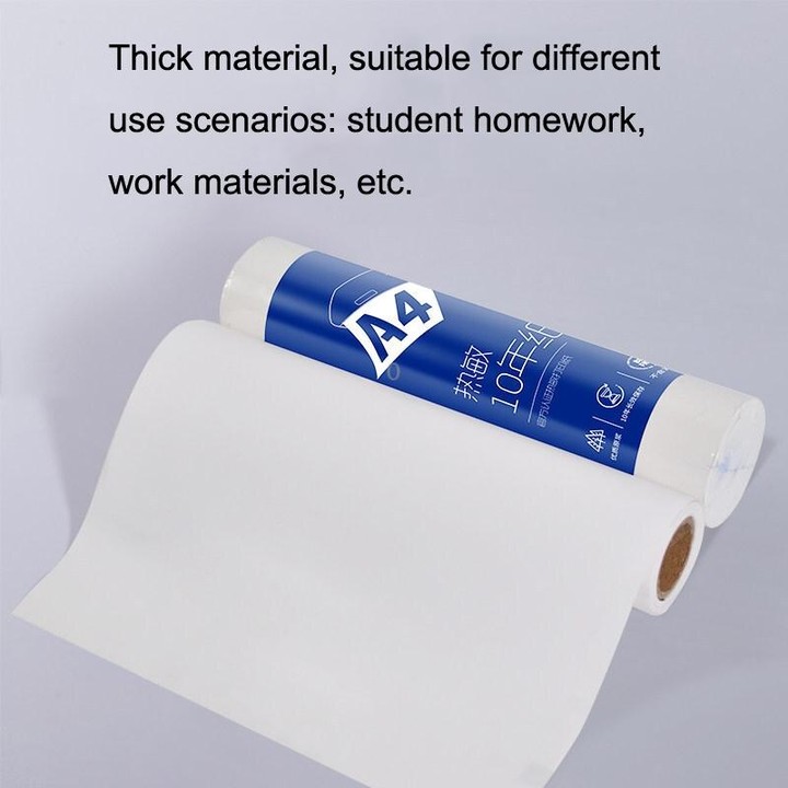 Home Small Phone Office Wireless Wrong Question Paper Student Portable Thermal Printer, Style: Remote Edition+50pcs A4 Paper