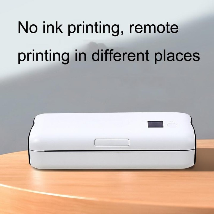 Home Small Phone Office Wireless Wrong Question Paper Student Portable Thermal Printer, Style: Remote Edition+50pcs A4 Paper