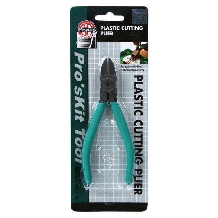 ProsKit PM-805E Thin Knife Water Nose Pliers 5 Inch Angled Nose Pliers(Green)