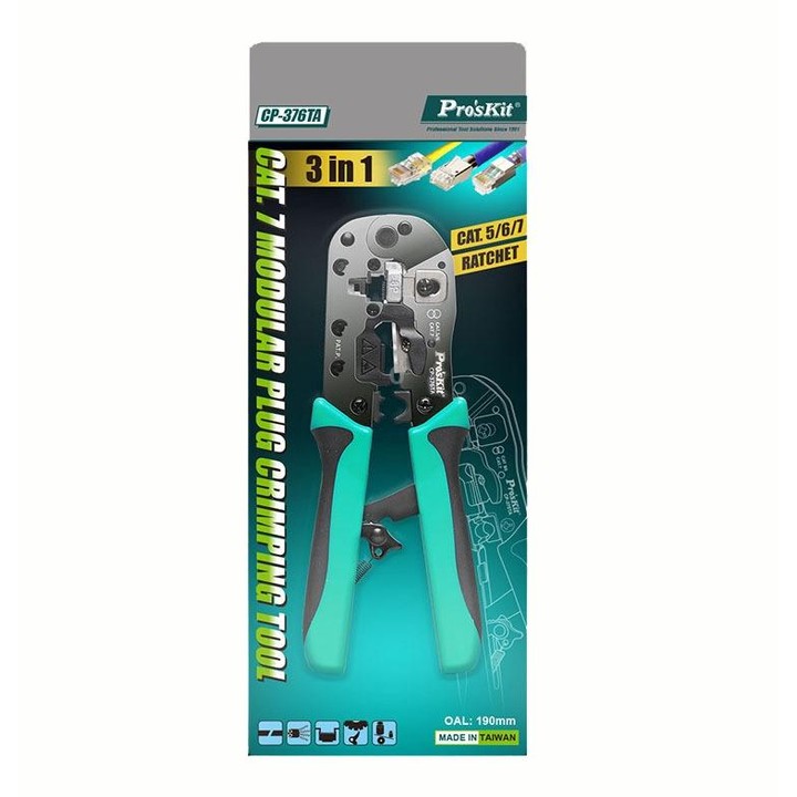 ProsKit CP-376TA Multi-Functional Network Crimping Pliers Network Crimper