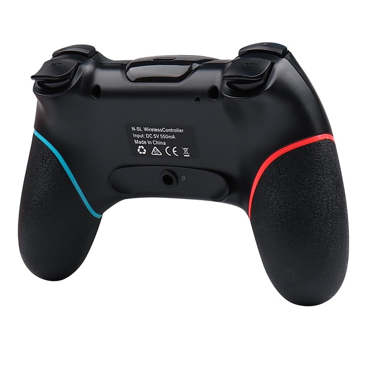 For Nintendo Switch Pro Wireless Bluetooth Handle with Macro Programming & Somatosensory Wake-up(Black Red Blue)