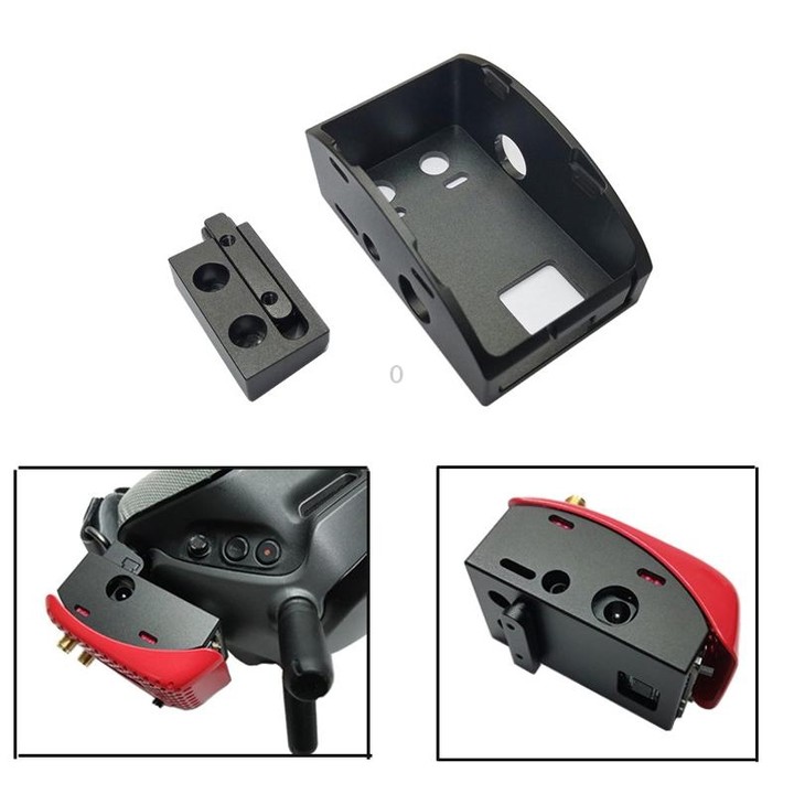 For DJI FPV Goggles V1 V2 Receiver Module 3.0 & 3.0 Plus Mount Holder Protector Case Cover