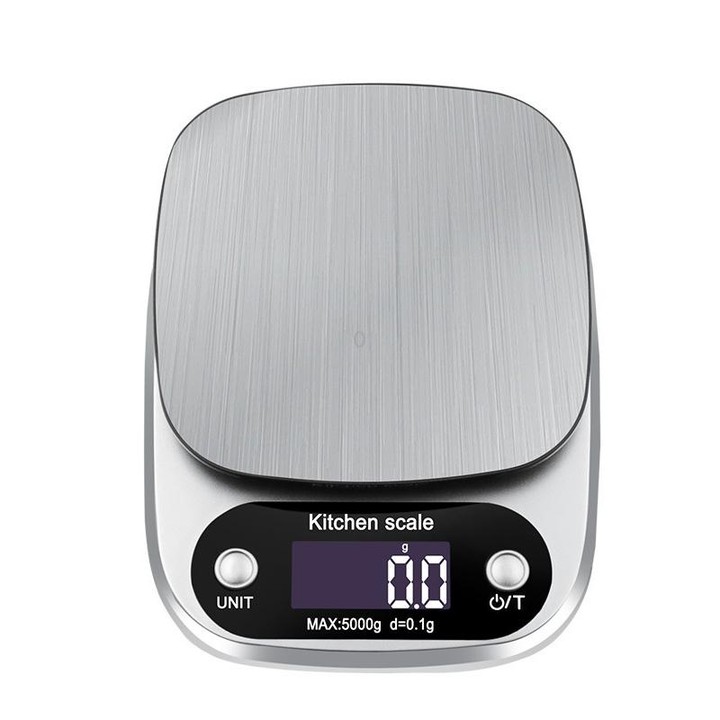 Small Multifunctional Kitchen High Precision Electronic Scale LCD Digital Display Food Scale, Model: 5kg/ 0.1g