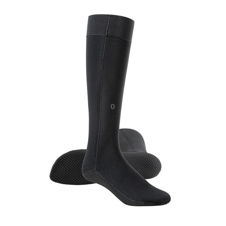 3mm Diving Socks Swimming Warm Deep Diving Waterproof Long Tube Beach Socks, Size: L