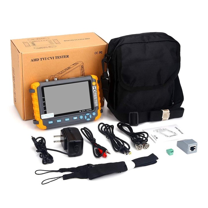 5800ACT-VH 5 Inch Large Screen Engineering Treasure Coaxial AHD / TVI / CVI 8MP Analog Video Surveillance Tester, US Plug