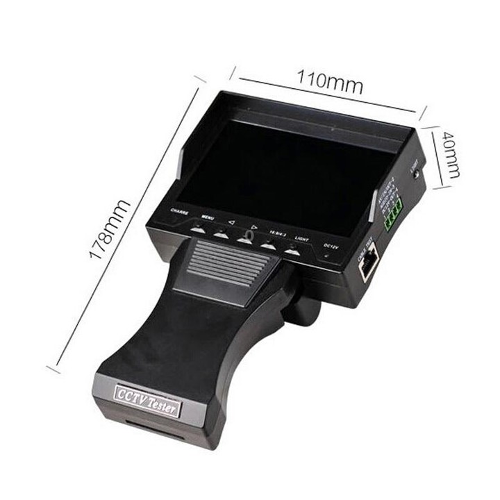JSK-4300B 4.3 inch Handheld 12V Output Network Cable Monitoring Tester(With AU Plug Power Adapter)