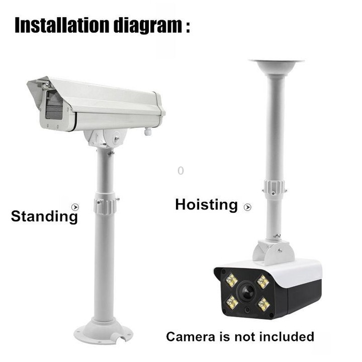 60-120cm Telescopic I-Type Monitoring Bracket Hanging Closed-Circuit Aluminum Alloy Bracket